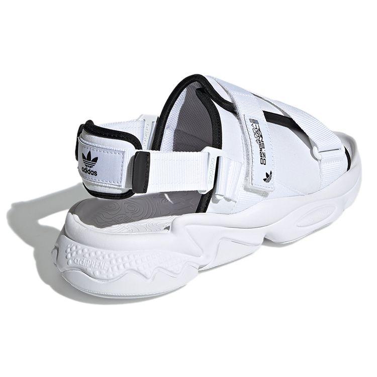 Adidas Оригинальные сандалии серии Ozweego, удобные повседневные пляжные сандалии, сандалии унисекс, белые H67276