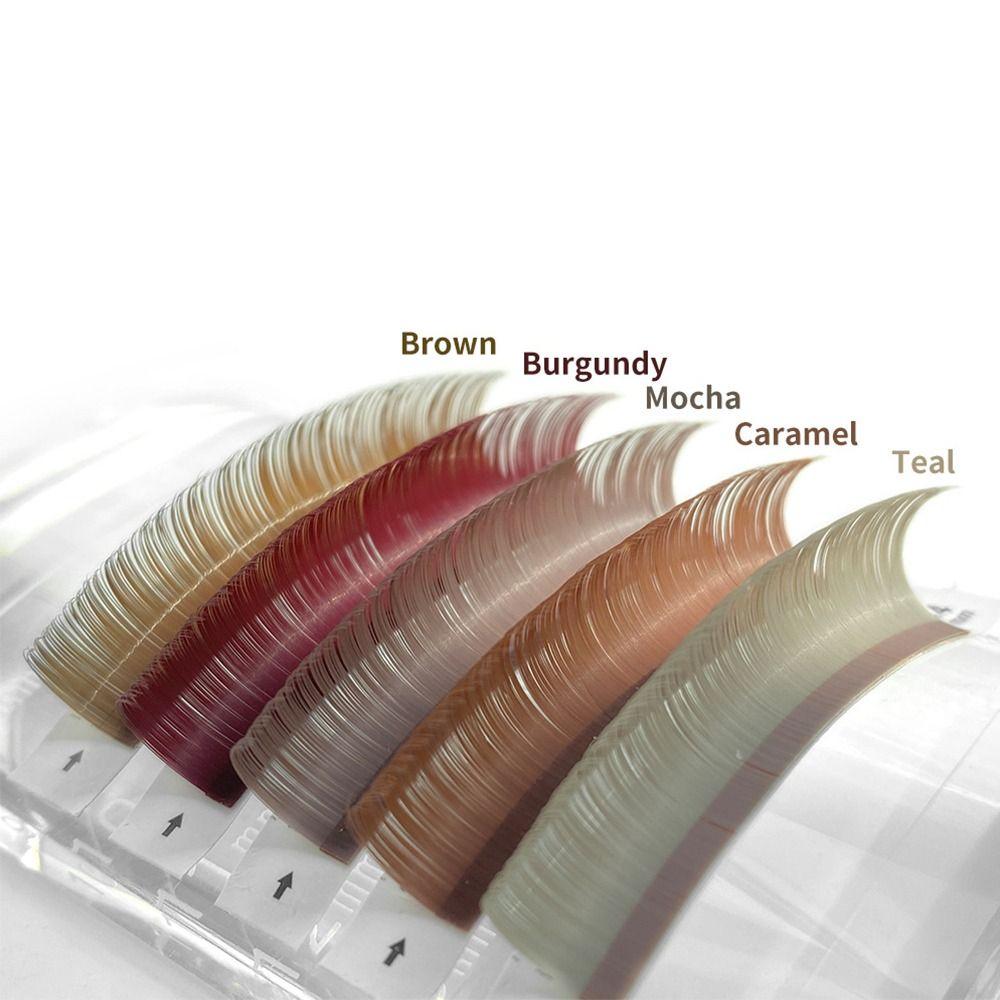 Caramel Colored Caramel Colored Lashes Mink Individual Eyelashes False Eyelashes Lashes Extension