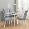 Geometric Printed Stretch Chair Cover For Dining Room Office Banquet Elastic Armchair Protector