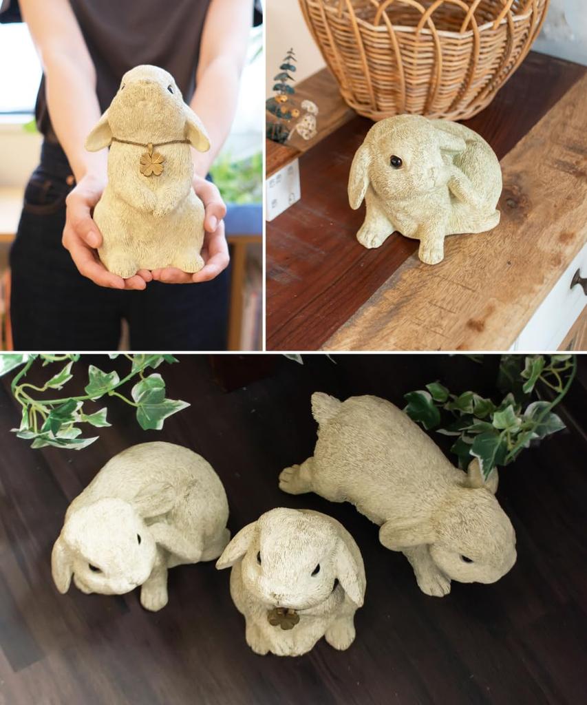 Садовое украшение Кролик Объект Фигурка Интерьер Кролики-сестры