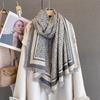 Autumn Versatile Fashion Jacquard Scarf Women Keep Warm and Cold Imitation Cashmere Windproof Scarf Air-conditioned Room Shawl