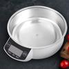 LCD Display Stainless Steel Electronic Bowl Scale Detachable Food Bowl Scale  Baking