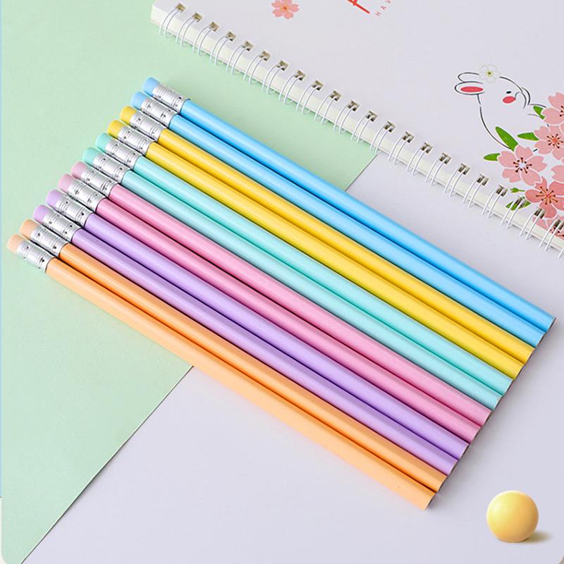 Macaron Pastel HB Triangular Pencil for Posture Correction - Ideal for Beginners