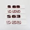 3D Новый стиль Двухцветные Цифры Буквы S63 S65 S63L S65L ABS Шильдик для W222 W223 Автомобиля Крыло Багажник Логотип Наклейка
