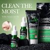 Removes Blackheads Deep Cleans Pores Softens Cuticles Absorbs Excess Oil and Dirt Bamboo Charcoal Extract Bamboo Charcoal Blackhead Three Piece Set