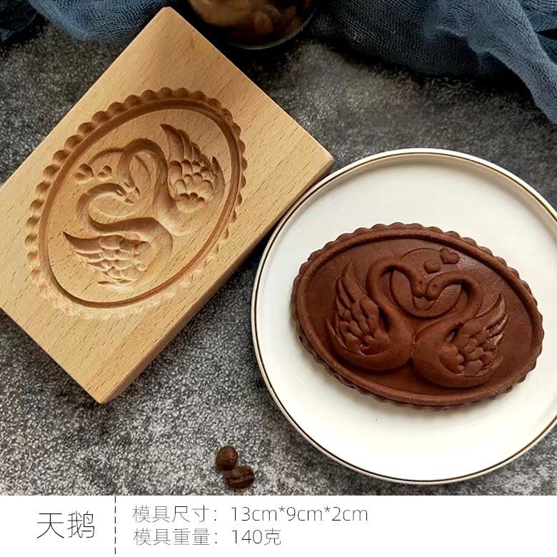 Деревянная форма для печенья, свадебные формы для печенья, цветы, деревья, мультяшные животные, формы для выпечки торта, инструменты для Рождества и Пасхи