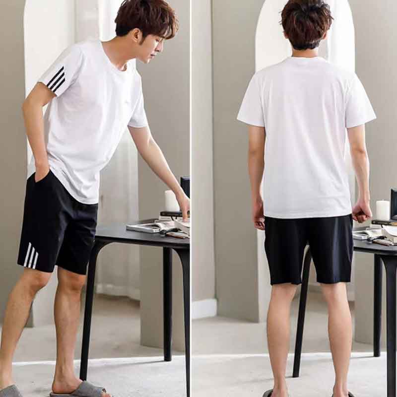 Два комплекта топа и брюк. Мужской спортивный костюм. Комплект спортивной одежды. Повседневный комплект из двух предметов для бега и фитнеса.