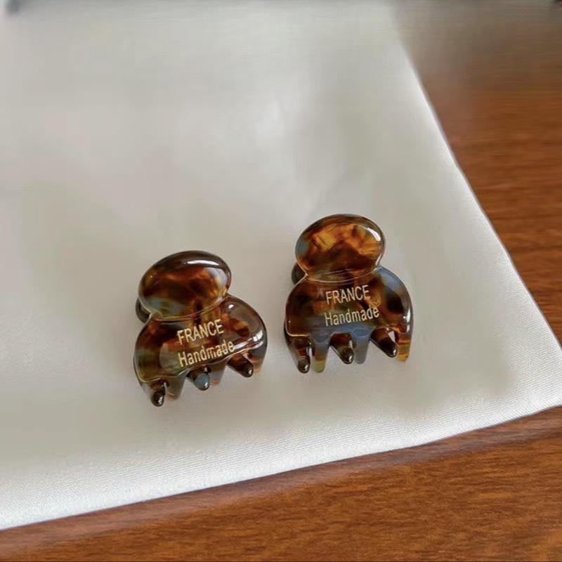 2 шт./пара Мини 2 см Ацетат Маленькие Заколки-крабики для волос Боковые заколки Ацетатные крабики для волос для девочек Милые заколки Женские аксессуары для волос