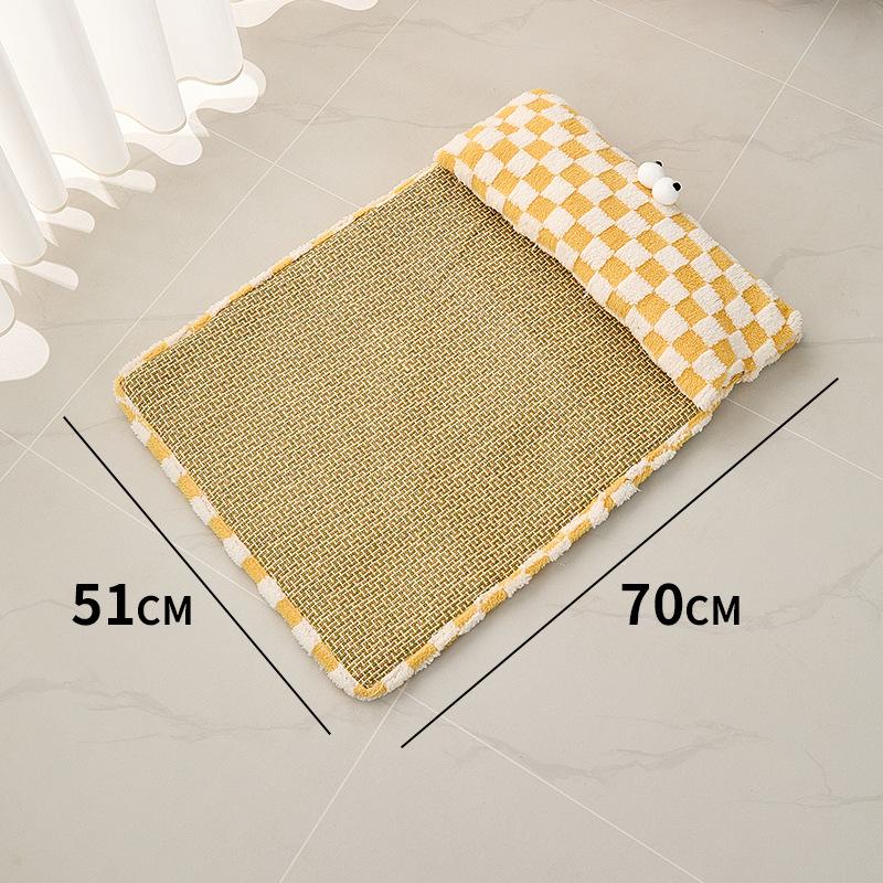 Гнездо для кошки, подходит для всех сезонов, гнездо для собаки, летний охладитель, гнездо для сна кошки, кровать для кошки, кровать для собаки, гнездо для питомца, гнездо для сна, коврик для сна для собаки