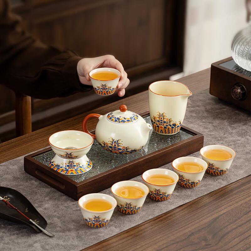 New Chinese Style Ru Kiln Tea Set