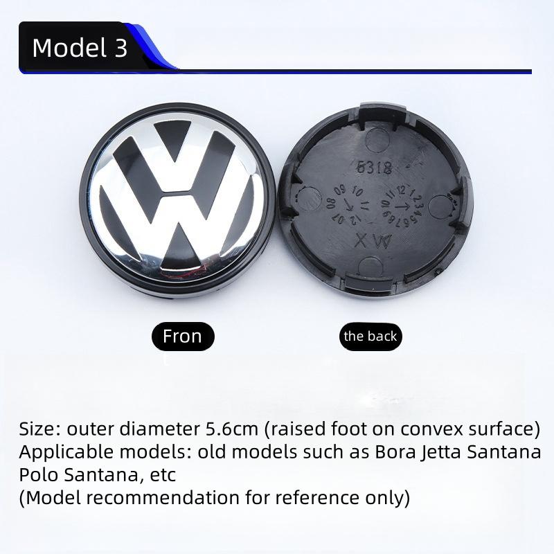 Для VOLKSWAGEN VW 56-76 мм Наклейка-колпачок ступицы колеса автомобиля Аксессуары Для Volkswagen R-line R GTI Polo Golf Touareg Passat Mago