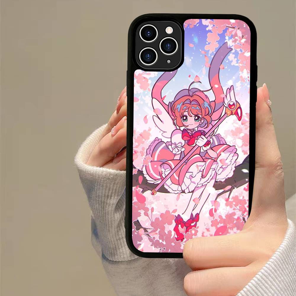 Аниме Card Captor Sakura Для IPhone 17 16 15 14 13 12 11 Mini Pro Max Plus PC+TPU Задняя крышка телефона