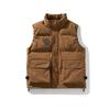 Men's American-Style Cotton Workwear Vest: Warm, Trendy Autumn/Winter Fashion Waistcoat
