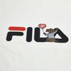 Fila Оригинальная модная повседневная футболка мужские топы Облако-Гриб-Белый F61M629101FWT