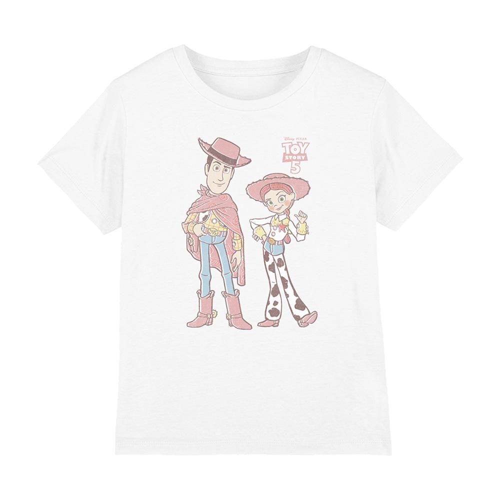 Toy Story 5 Childrens/Kids Woody & Jessie T-Shirt