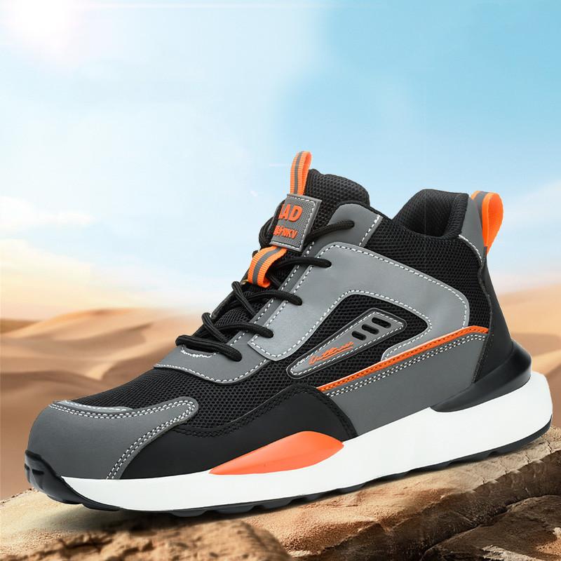 Мужские повседневные пластиковые накладки на носок рабочие защитные ботинки инструментальные защитные утепленные ботинки осень зима безопасные ботильоны защитная обувь