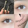 Small Silver Tube Eyeliner Black Dark Brown Berry Red Color Liquid Eyeliner Liquid Lying Silkworm Shadow Pen Suitable for Novice