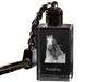 Pintabian - Crystal Pendant with Photo of a Horse, Illuminated Pendant, Unique Gift by Art-Dog Brand