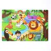 Деревянные детские пазлы 24 детали Обучающие игрушки для раннего развития Мультяшные животные познавательные пазлы