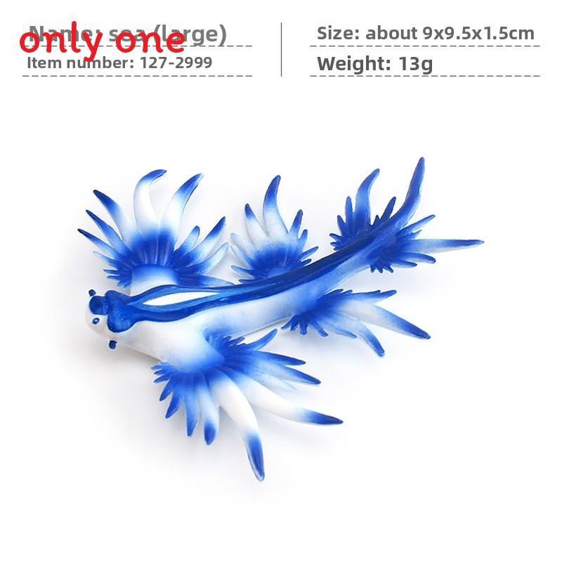 Морское существо Морской слизень Кальмар ПВХ Модель Украшение для украшения аквариума Офис