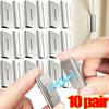 Magnetic Curtain Buckles Nail Free Detachable Window Light Blocking Metal Clips Bedroom Office Adjustment Curtain Accessories