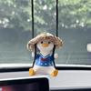 Gypsum Birthday Gift Car Pendant Swing Duck Rearview Mirror Decoration Vehicle Interior Accessories