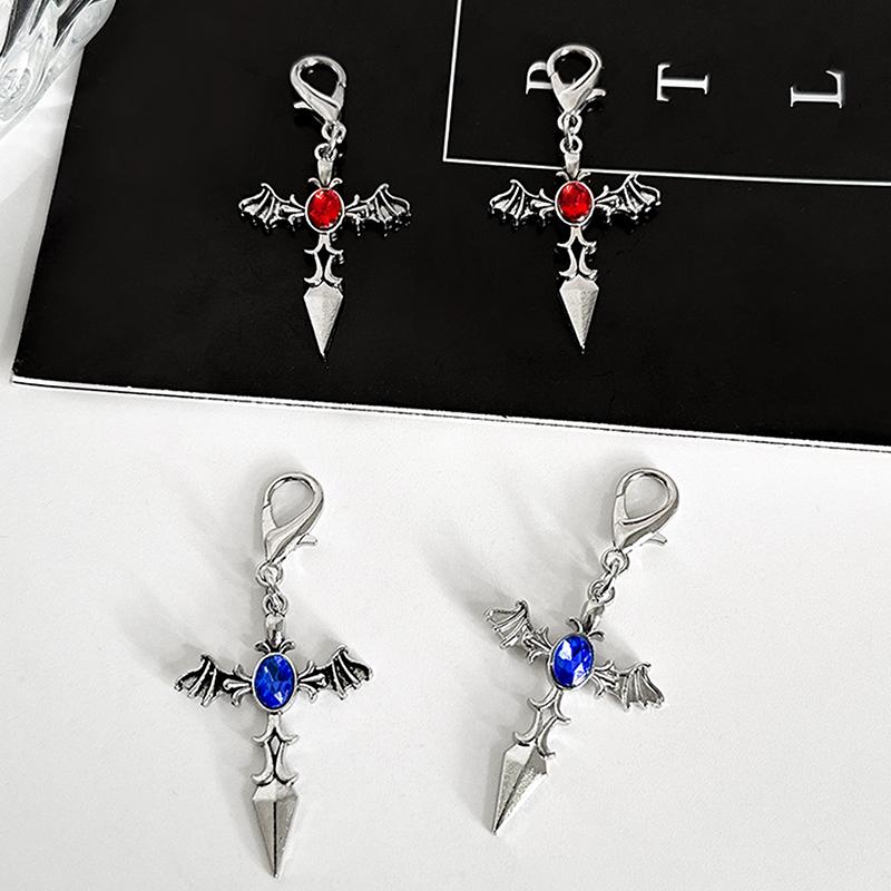 Съемные металлические крылья дьявола крест ботинки Мартин пряжки украшения подвеска ботинки Мартин аксессуары для обуви украшения для вечеринки Y2K