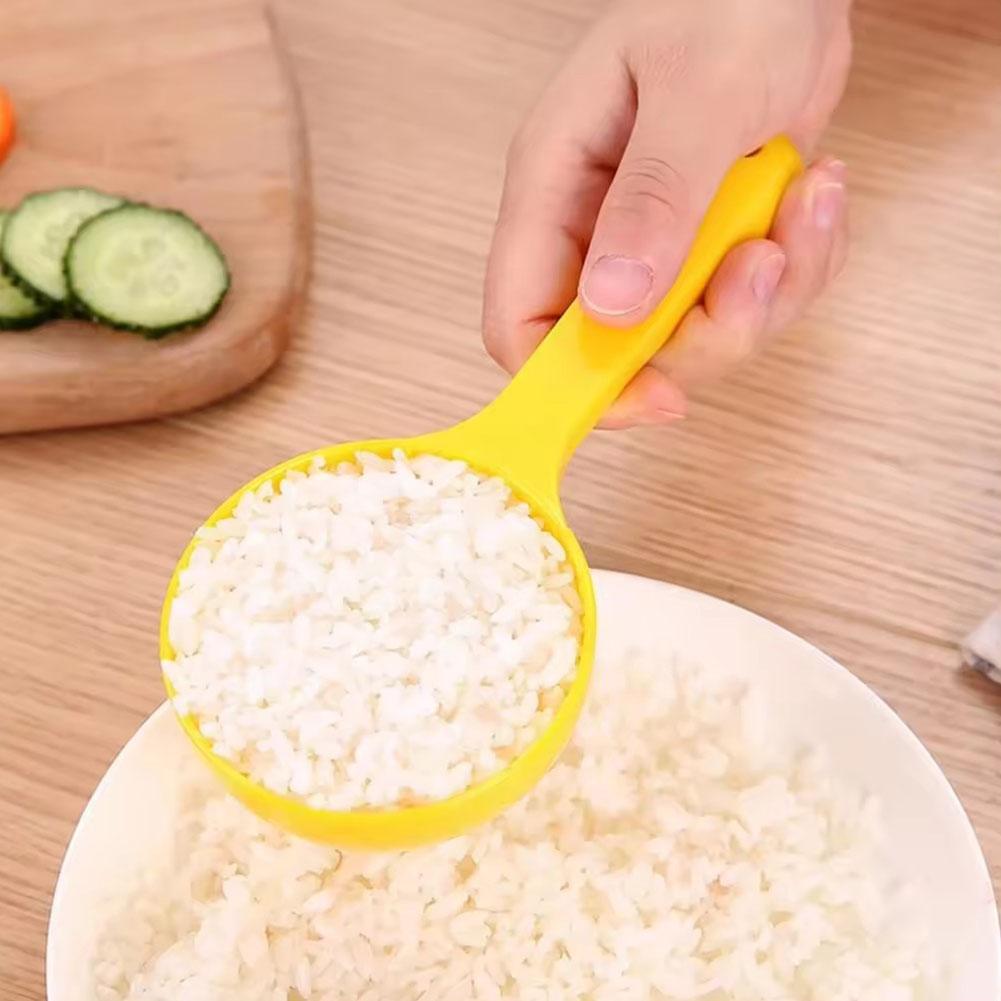 1pc Rice Spoon Non-stick DIY Rice Scoop Mold Sushi Spoon Rice Half Baking Accessory Kitchen Heat-resistant Round Tool Mold