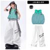 Girls Jazz Dance Costume Kids Stage Performance Outfit Trendy Hip Hop Dancewear