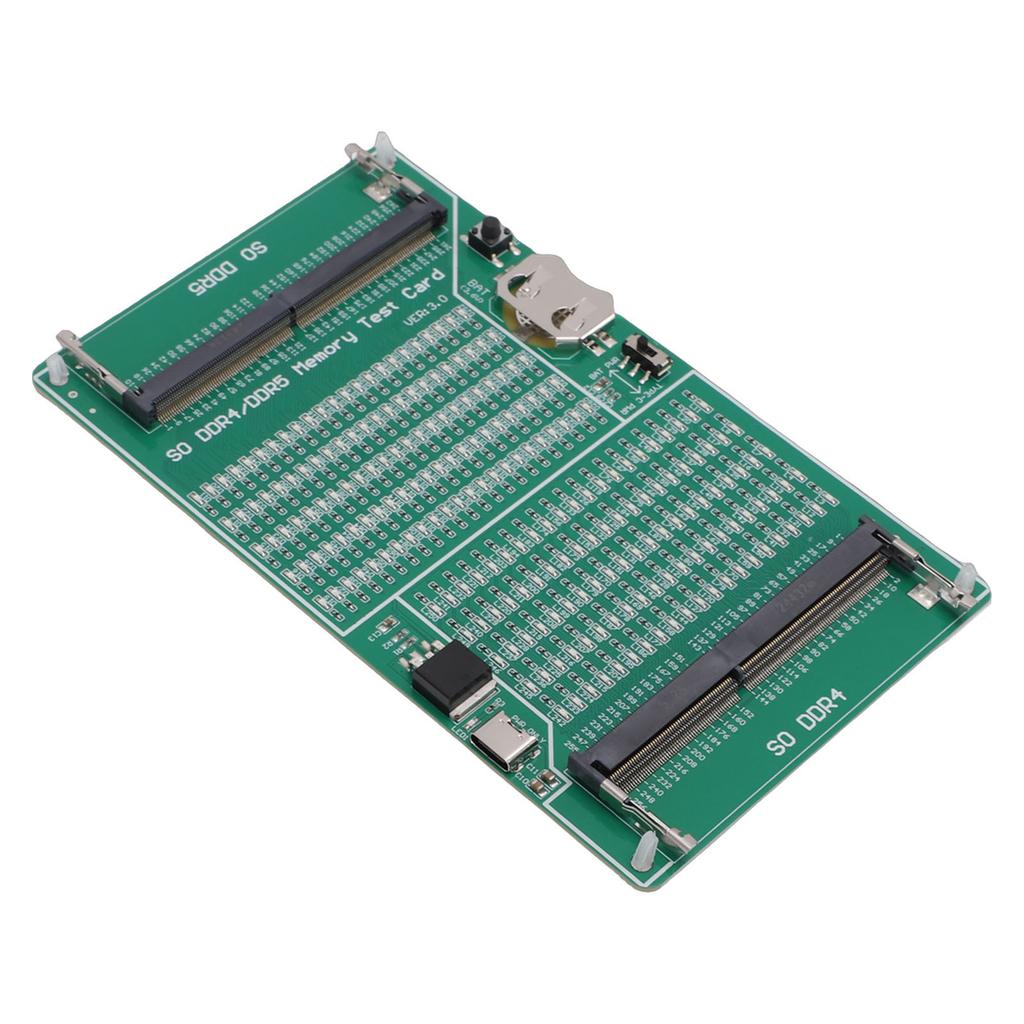Тестер памяти DDR4 DDR5 2 в 1 Анализатор диагностики памяти Тестер ОЗУ со светодиодной подсветкой для ноутбука, настольного компьютера, сервера