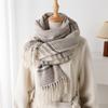 Fashion 62*200Cm Women Scarf Winter Warm Pashmina Shawl Wrap Tassels Neckerchief For Luxury Foulard Cashmere