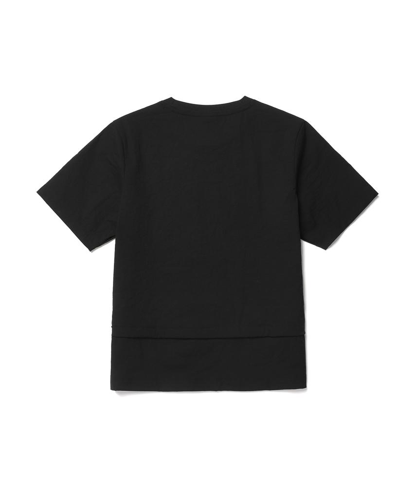 SNOWPEAK APPAREL Minute Women'S String Short Sleeve T-Shirt (S26Mwfts73) Black