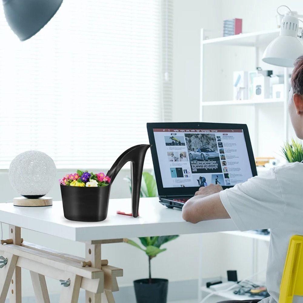 Пластиковый цветочный горшок в форме туфли, садовые горшки, высококачественные горшки для посадки