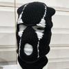 Смешная балаклава с капюшоном на Хэллоуин, Вечеринка, Ручная работа, Шапка-бини, Винтажная маска для лица для мужчин и женщин