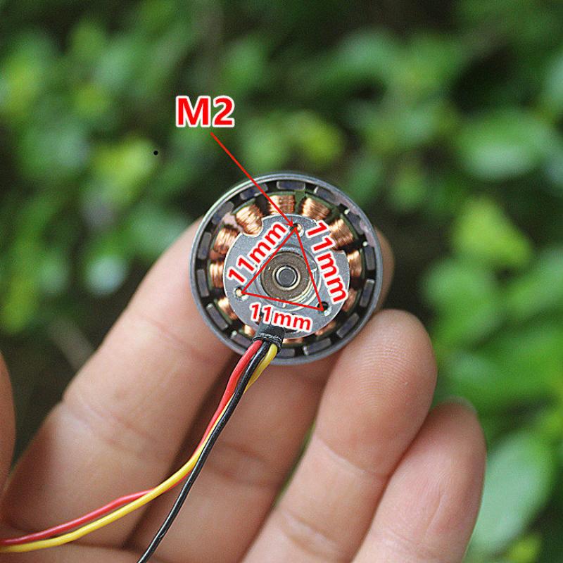 2204 Бесколлекторный Двигатель 1000Kv Запасной Двигатель для Радиоуправляемого Дрона Высокий Крутящий Момент Низкий Уровень Шума Металлическая Рама Для Самодельного Квадрокоптера Модели