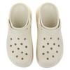 Crocs Unisex Classic Crush Clog 207521 2y2 Bone