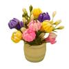 3pcs Plastic Dollhouse Miniature Simulation Vase  Doll House Accessories
