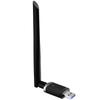 WiFi Wireless LAN Handset 1300Mbps WIFI Adapter Dual Band AC High Speed Communication 5dBi Rotating Antenna Compatible with OS X USB3.0 5G/2.4G 802.11