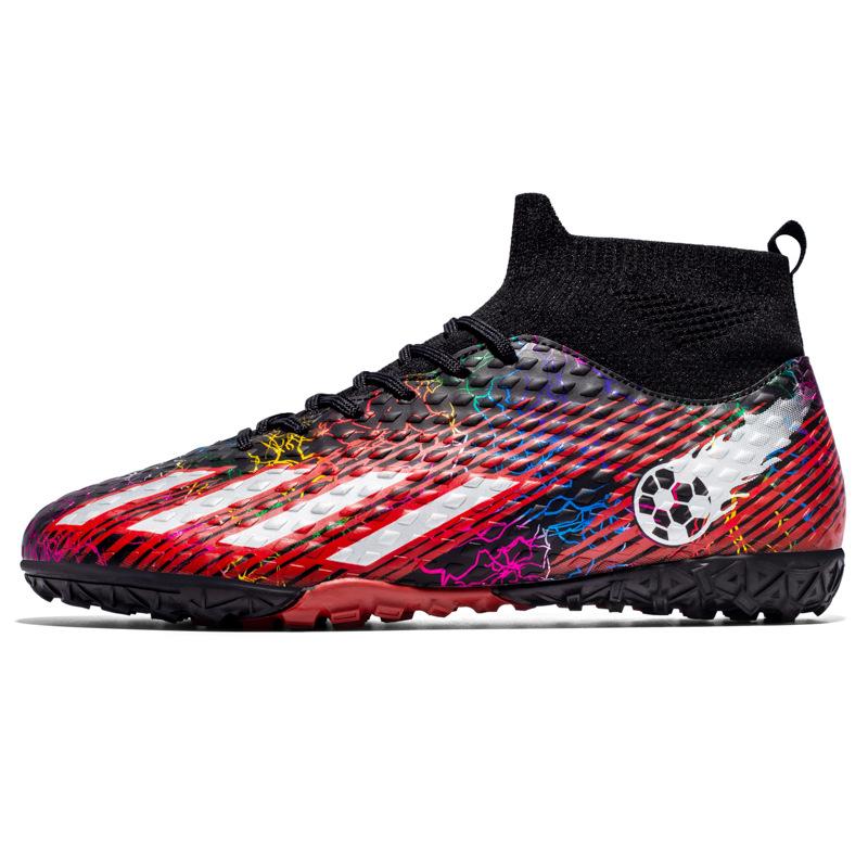 New Football Shoes Boys and Girls Youth Game Grass Spike Shoes Boys Broken Nails Sports Shoes Non-slip