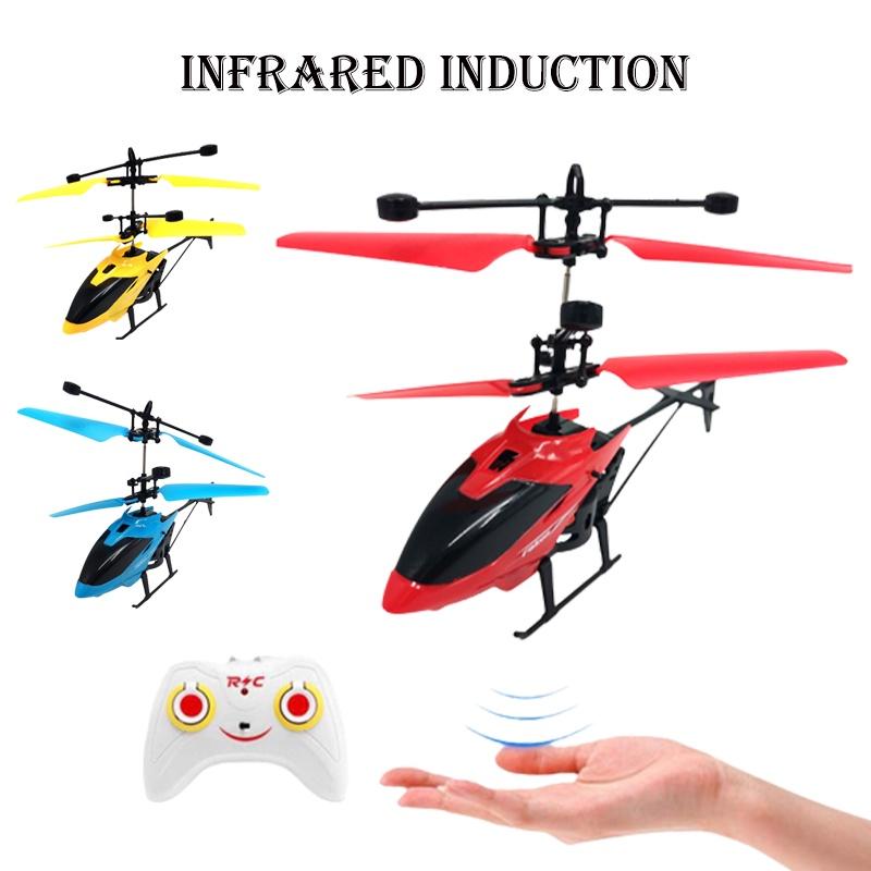 Usb Rechargeable Remote Control Infrared Induction Helicopter Hovering Aircraft Kid Xmas Gift