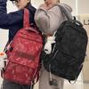 College Students Girl Burgundy Large Capacity Male High School Students Backpack Junior High School Students Backpack