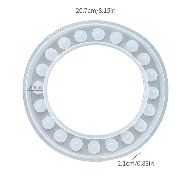 Держатель для пробирок с цветами Силиконовые формы DIY Ручная работа Поднос для вазы Форма для эпоксидной смолы Подсвечник Форма для гипса и цемента