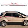 Автомобильная наклейка ДляEcosport Комплект боковых наклеек на двери Виниловая пленка для обтяжки автомобиля Водонепроницаемая ПВХ наклейка Аксессуары для автомобиля Внешний вид