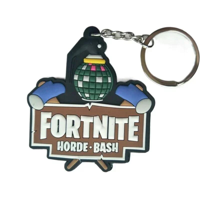 Fortnite ПВХ Брелок Милая Пара Сумка Брелок для Автомобиля Подвеска Аксессуары Детские Игрушки День Рождения Прекрасный Подарок Прочный
