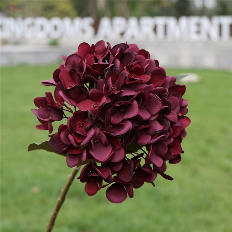 Искусственные цветы шелковая гортензия свадебная стена украшения для дома кухонные аксессуары DIY свадебные букеты фон комнатный бонсай