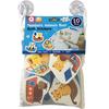Aframo Attached and Removed Water Sticker Animal Captain, Korean Bath Toys