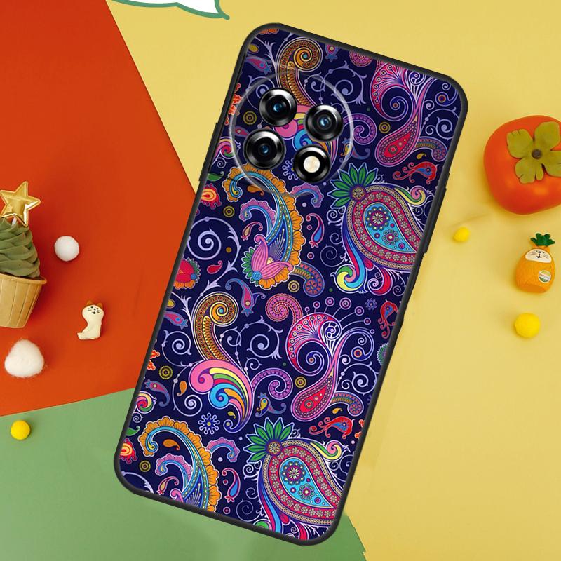 Чехол с узором пейсли для OnePlus 9 10 Pro 11 12 13 15 13T 13R 12R 10T 8T Nord 5 CE 2 3 4 Lite N20 N30