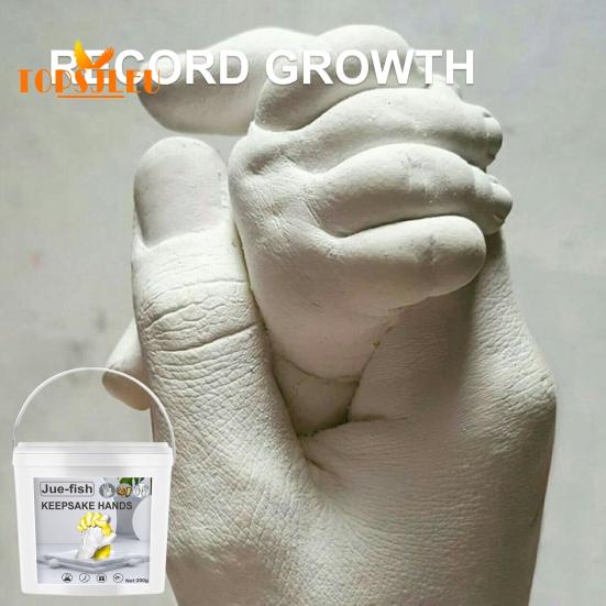 1 комплект, порошок для творчества, безвредный детский пластырь для рук, набор для литья под давлением, День Святого Валентина