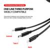Car Mounted Telescopic Three In One Mobile Phone Charger For Mitsubishi ASX Lancer Pajero Outlander L200 EVO Lancer EX