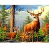 5D DIY Diamond Embroidery Mosaic Cross Stitch Kits Deer Diamond Painting Animals Picture Rhinestone Art Gift Handmade Home Decor